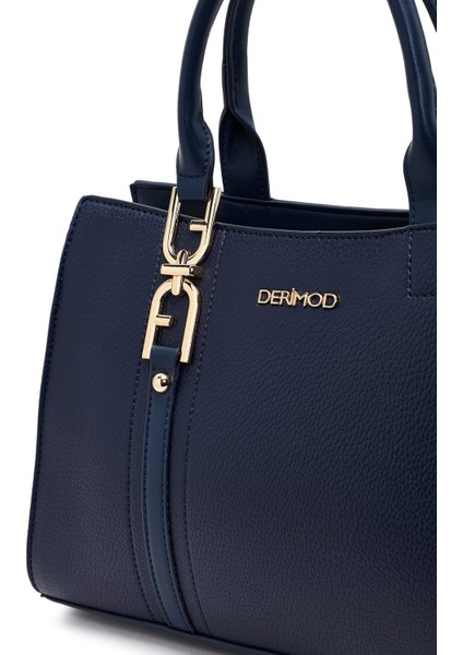 Kadın Lacivert Uzun Askılı Klasik Kol Çantası 25WBD2855FT