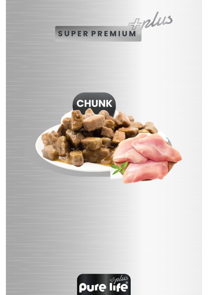 Plus 12'li Tavuklu Yavru Puppy Kedi Konserve Chunk Parça Etli Yaş Mama 400 gr fiyatları