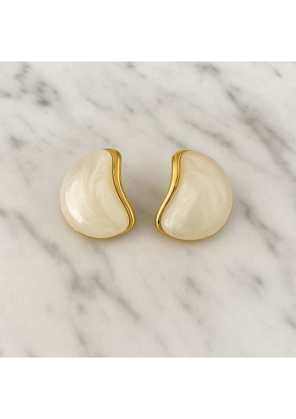 Zarif Vintage Görünümlü Bombeli Küpe