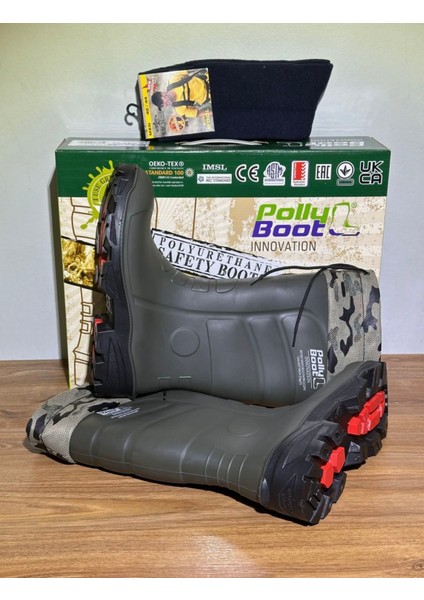 Çizme Koyu Haki Kısa Boğazlı 31+6 cm fiyatları