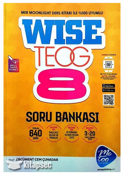 Metoo 8.sınıf Ingilizce Soru Bankası Wıse Teog