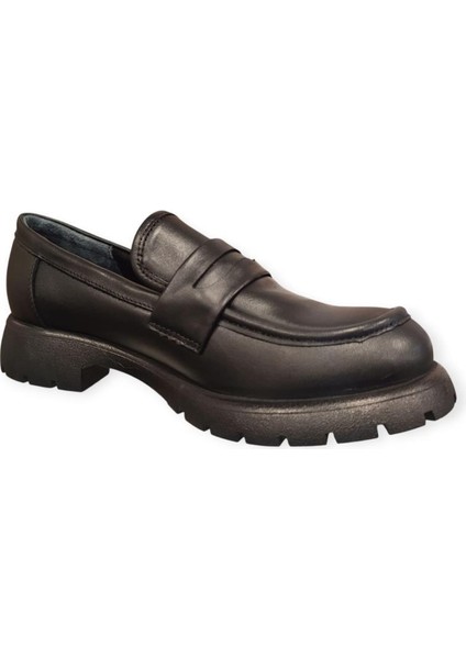 D25KA-795 Kadın Loafer Deri Ayakkabı modelleri