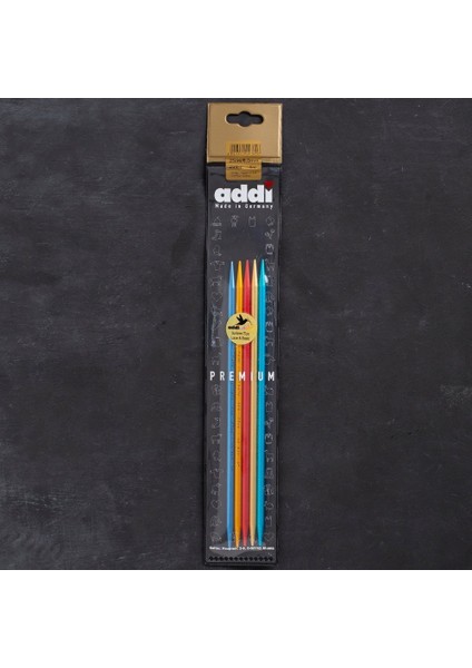 Addi Colibri 6mm 23CM Renkli Çorap Şişi - 204-7