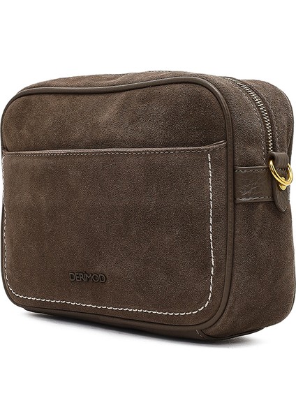 Kadın Vizon Uzun Askılı Süet Deri Çapraz Çanta 25WBD252510 indirimleri