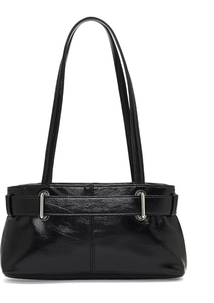 Kadın Siyah Rugan Omuz Çantası 25WBD254216 modelleri
