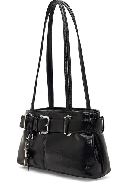 Kadın Siyah Rugan Omuz Çantası 25WBD254216 indirimleri