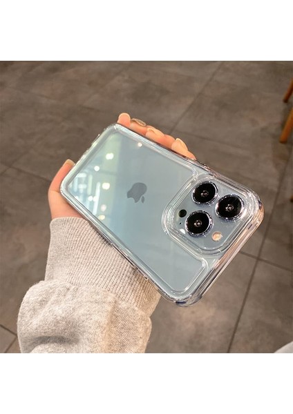 Apple Iphone 14 Pro Kılıf Deluxe 2mm Şeffaf Silikon - Şeffaf