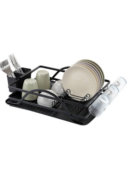 Bianka Paslanmaz Alüminyum Bulaşıklık - Siyah