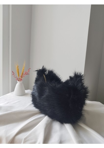 Vintage Peluş Kürk Model Sonbahar, Kış Tote Bag Kadın El, Omuz, Çapraz Çanta fiyatları