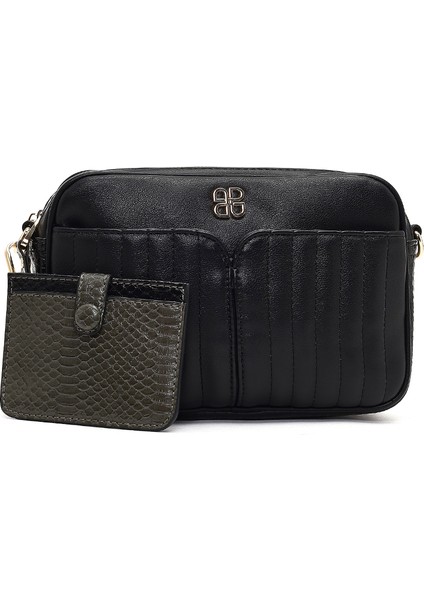 Kadın Siyah Uzun Askılı Çapraz Çanta 25ABD250918 indirimleri