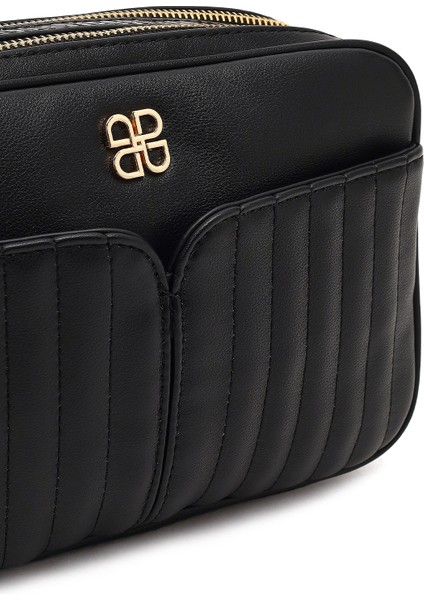 Kadın Siyah Uzun Askılı Çapraz Çanta 25ABD250918