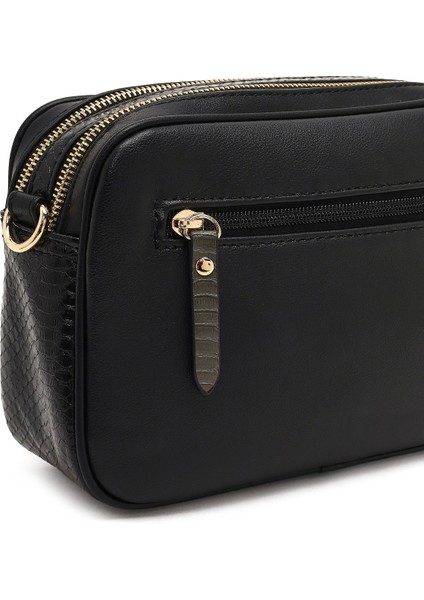 Kadın Siyah Uzun Askılı Çapraz Çanta 25ABD250918