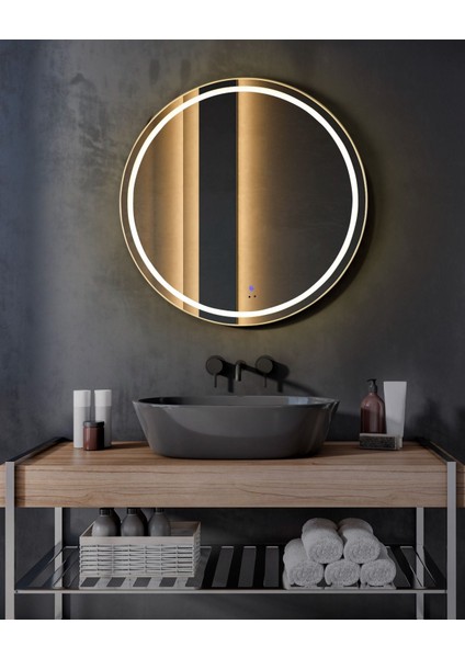 Hareket Sensörlü Ledli Dekoratif Banyo/salon ve Makyaj Aynası (Paris)