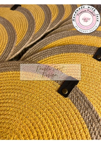 4 Adet Amerikan Servis Supla Tress Jüt Hediyelik Sunum Davet Masa Düzeni fiyatları