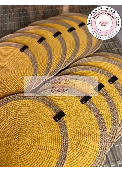 4 Adet Amerikan Servis Supla Tress Jüt Hediyelik Sunum Davet Masa Düzeni fırsatları