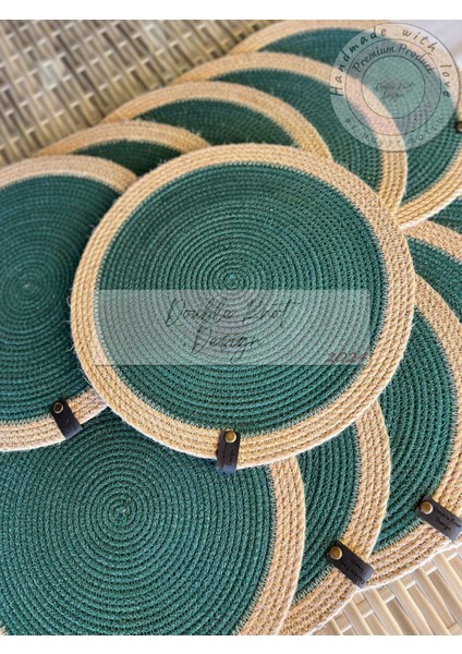 4 Adet Amerikan Servis Supla Tress Jüt Hediyelik Sunum Davet Masa Düzeni fırsatları