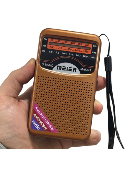 Nostaljik Cep Radyosu – Şarjlı, Deprem Radyosu, Yeni Nesil Yüksek Ses & Çekim, Taşınabilir Küçük Radyo