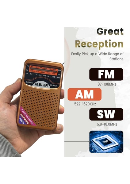 Nostaljik Cep Radyosu – Şarjlı, Deprem Radyosu, Yeni Nesil Yüksek Ses & Çekim, Taşınabilir Küçük Radyo modelleri