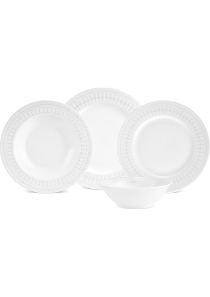 Forever Bone Fordelia 24 Parça 6 Kişilik Yemek Takımı