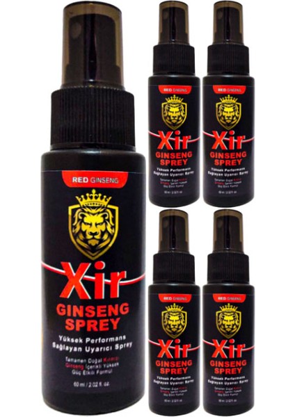 Xir 5 Adet Erkeğe Zaman 60 ml Sprey