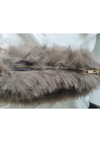 Vintage Peluş Kürk Model Sonbahar, Kış Tote Bag Kadın El, Omuz, Çapraz Çanta modelleri