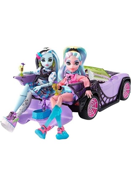 Monster High Ghoul Mobile Gösterişli Araba HHK63 Monster High Oyuncak Araba fırsatları