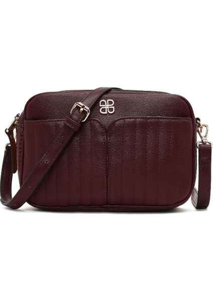 Kadın Bordo Uzun Askılı Çapraz Çanta 25ABD250918