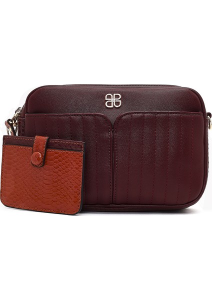 Kadın Bordo Uzun Askılı Çapraz Çanta 25ABD250918 indirimleri