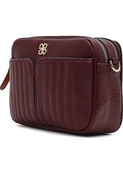 Kadın Bordo Uzun Askılı Çapraz Çanta 25ABD250918