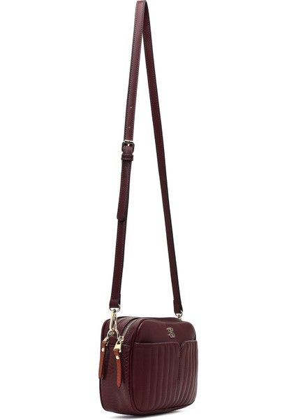 Kadın Bordo Uzun Askılı Çapraz Çanta 25ABD250918