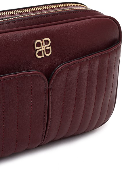Kadın Bordo Uzun Askılı Çapraz Çanta 25ABD250918