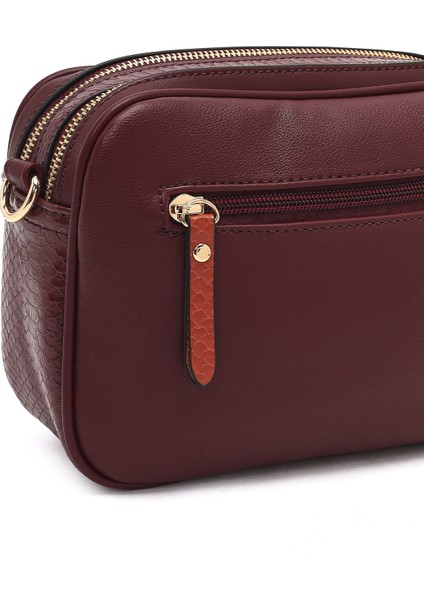 Kadın Bordo Uzun Askılı Çapraz Çanta 25ABD250918