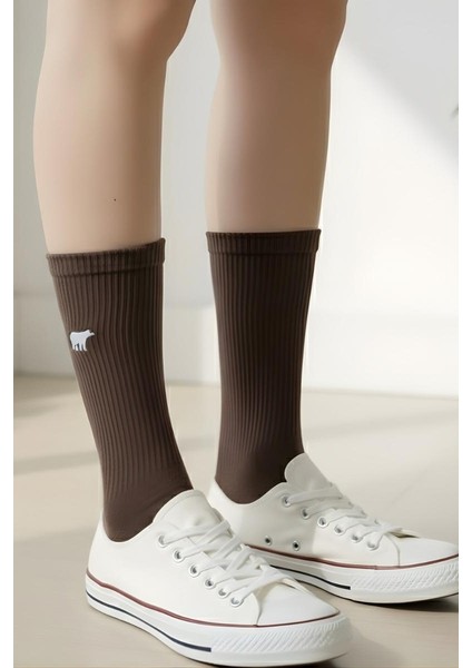 Sevimli Hayvan Nakışlı Renkli Unisex Yazlık Kışlık Soket Casual Pamuklu Çorap fiyatları