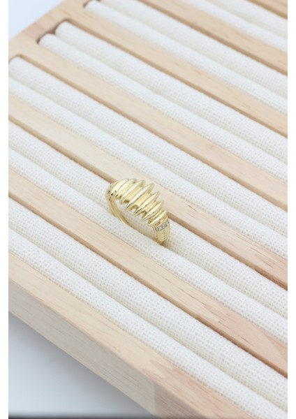 Stil Incisi/xupıng Jewelry Şerit Detaylı Yüzük fiyatları