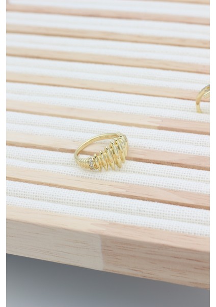 Stil Incisi/xupıng Jewelry Şerit Detaylı Yüzük modelleri