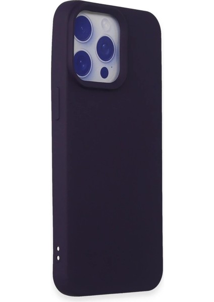 Iphone 15 Pro Max Kılıf Nano Içi Kadife Silikon - Mor fiyatları