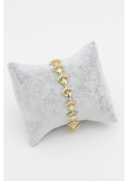 Stil Incisi/xupıng Jewelry Yelpaze Model Zirkon Taşlı Bileklik fiyatları