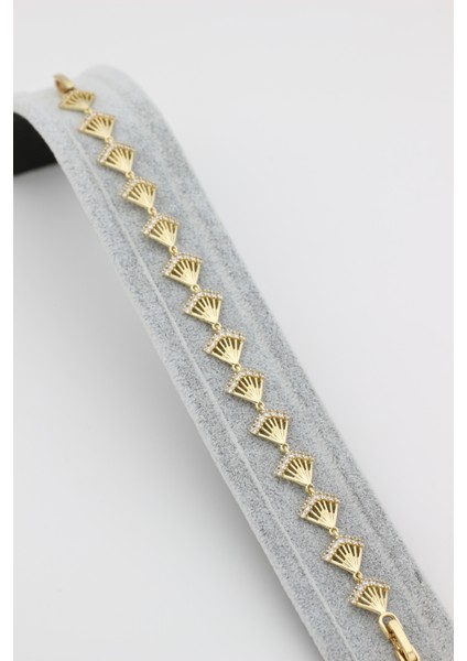 Stil Incisi/xupıng Jewelry Yelpaze Model Zirkon Taşlı Bileklik modelleri