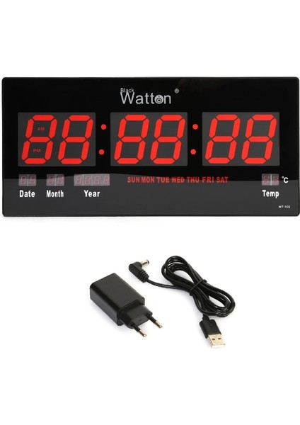 Dijital Duvar ve Masa Saati WT-109
