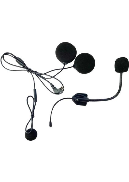 Mikrofonlu Motosiklet Kaskı Kulaklığı Tam/yarım Yüz Kaskları Için 2’si 1 Arada Kulaklık Seti fırsatları