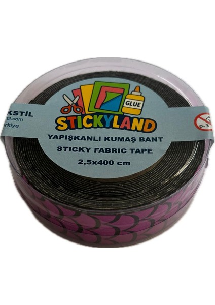 Denizkızı Yapışkanlı Yaratıcı Eğlenceli El Işi Kumaş Şerit Bant Fuşya fiyatları