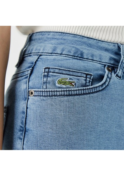 Kadın Slim Fit Mavi Denim Etek modelleri