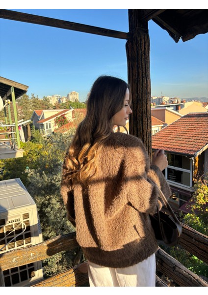 Tüylü Iki Bağlamalı Kadın Fox Kimono modelleri