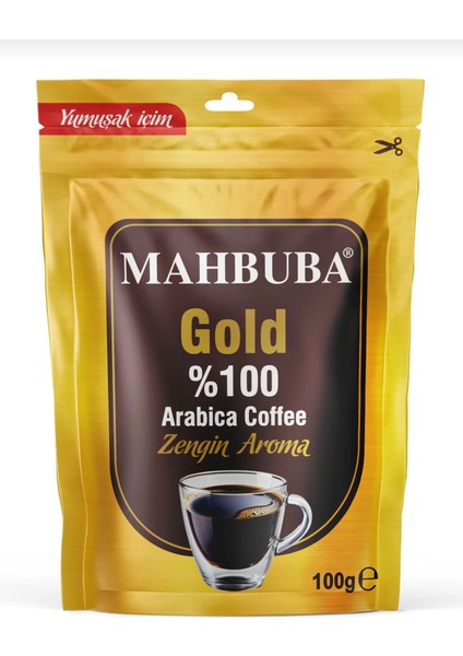 Çözünebilir %100 Arabica Gold Kahve Tam Kıvamında 100gr
