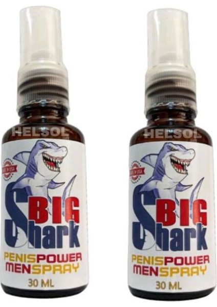 Bıg Shark Power Sertleşme Bakım ve Masaj Spreyi 30 ml x 2 Adet