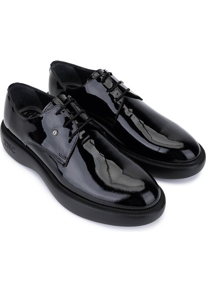 Erkek Hakiki Deri Siyah Rugan Casual Ayakkabı 222 70914 Erk Ayk SK25-26 Sıyah Rgn fiyatları