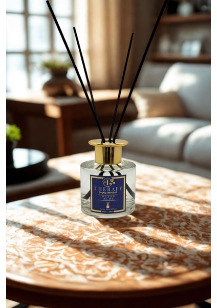 Therapy, Ocean Blue - Lüks Çubuklu Oda Kokusu - 120 ml - Platform Gold Kapak fiyatları