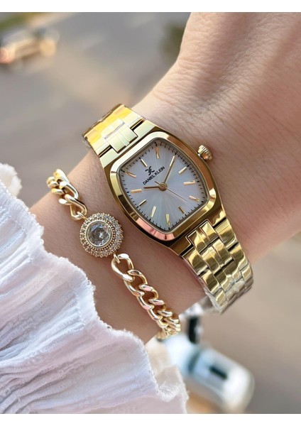 Vintage Seri Küçük Kasa 2 Yıl Garantili 3 Atm Kadın Kol Saati+Bileklik BFF.14117.7