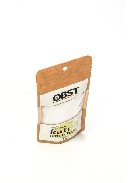 Obst Doğal Temizlik Için Katı Limon Tuzu 75 gr modelleri