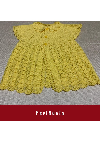 El Işi Kız Çocuk Yelek – 2-4 Yaş Arası – Örgü Model Şık Tasarım